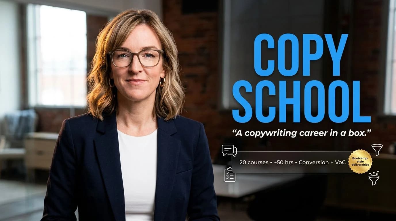 Copyhackers Copy School by Joanna Wiebe
