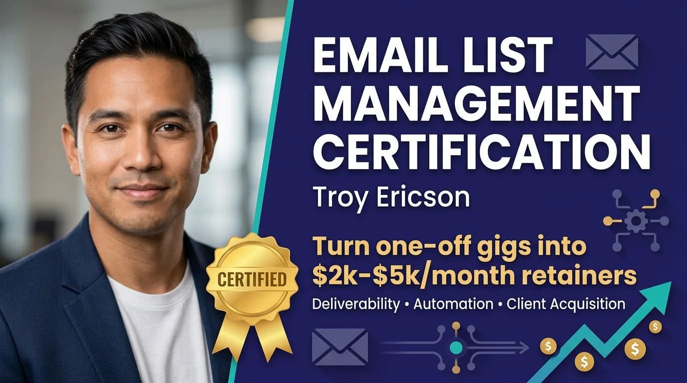 Troy Ericson – Email List Management Certification