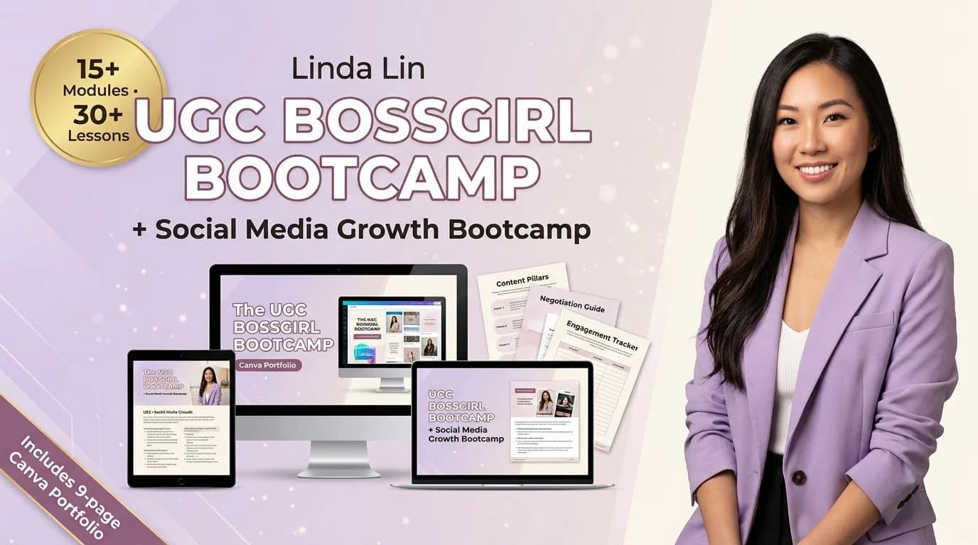 Linda Lin – The UGC Bossgirl Bootcamp & The Social Media Growth Bootcamp