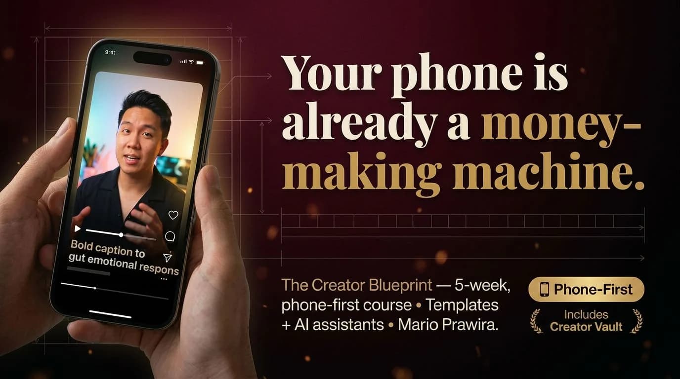Creator Blueprint Mario Prawira + The Creator Vault